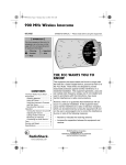 Radio Shack 900MHz Owner`s manual