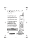 Radio Shack 43-3529, 43-3598 Owner`s manual
