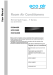 Eco Air ECO120SD User manual