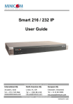 Minicom Advanced Systems MINICOM 232 IP User guide