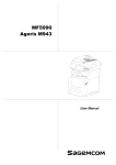 Sagem Agoris M943dn User manual