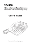 Radio Shack 4-Line System Speakerphone with Caller ID and Headset Jack User`s guide