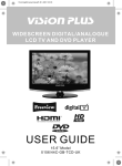 Vision Plus X156/44C-GB-TCD-UK User guide