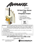 Avanti B-VENT Specifications