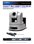 VADDIO WALLVIEW DVI/HDMI HD-20 User guide