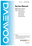 Daewoo KOC-9N3T7R Service manual