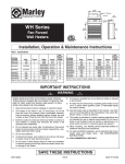 Marley Engineered Products G Series Specifications