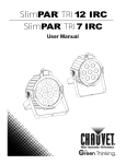 Chauvet SlimPAR Tri IRC 12 IRC User manual