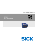 SICK ICR803 Quick start manual