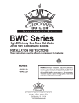 Crown Boiler BWC150 Specifications