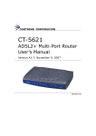 Comtrend Corporation CT-5621 User`s manual