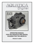 Aquatica Digital 20058 Instruction manual