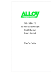 Alloy NS-16T01FS User`s guide