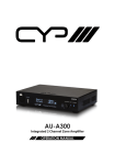 CYP AU-A300 Specifications