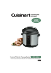 Cuisinart CPC-600A Operating instructions