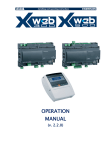 Emerson X-web500 Instruction manual