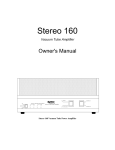 dunaco Stereo 160 Owner`s manual