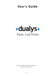 Evolis Dualys User`s guide