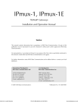 RAD Data comm IPmux-1E Specifications