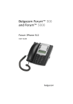 BELGACOM Forum IPhone 512 User guide