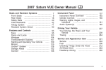 Saturn 2007 Vue Specifications