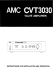 AMC CVT3030 Specifications