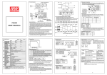 Mean Well PB-600 User`s manual