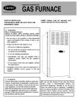 Carrier WeatherMaker 8000 Operating instructions