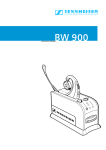 Sennheiser BW900 Instruction manual