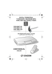 Sagem PVR 7200T UK User manual