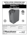 Boiler Company SERIES 3 Specifications
