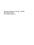 HP Compaq dx2400 Hardware reference guide