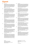 Siemens Gigaset C2 Specifications