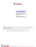 Euro CLS i570 User manual