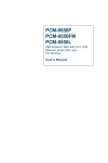 Advantech PCM-9550F User`s manual