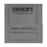 Dixon ZTR 5423 Operator`s manual