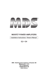 MDS Mosfet C2 Owner`s manual