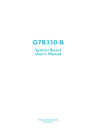 DFI G7B330-B User`s manual