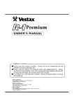 Vestax R-1 Premium Owner`s manual