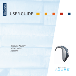 ReSound Azure AZ80-DVI User guide