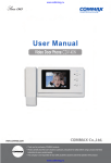 Commax CDV-40N User manual