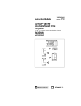 Schneider Electric ALTIVAR 58 TRX User`s guide