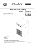 Cornelius CH Series Operator`s manual