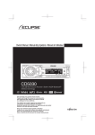 Eclipse CD5030 Owner`s manual