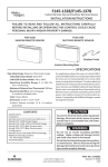 Emerson 1F97-391 Specifications