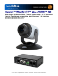 VADDIO WIDESHOT WALLVIEW SR User guide