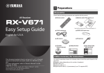 Yamaha RX-V671 Setup guide