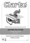 Clarke ETC8 Specifications