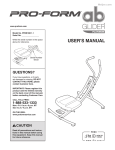 Pro-Form PFBE19611.1 Specifications