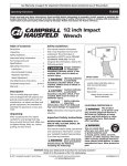 Campbell Hausfeld TL0502 Operating instructions